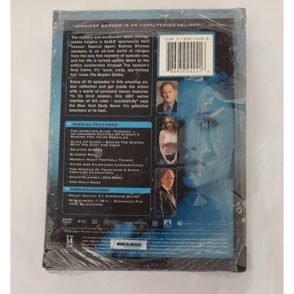 Alias - The Complete Third Season - (2004, 6-DVD Set) New / Sealed Read - Picture 6 of 6